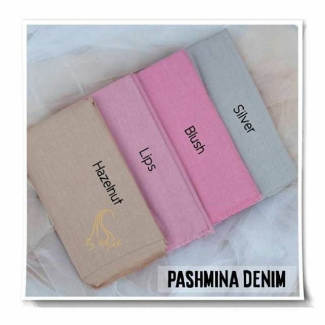 TERMURAH PASHMINA DENIM / PASMINA KATUN DENIM RAWIS