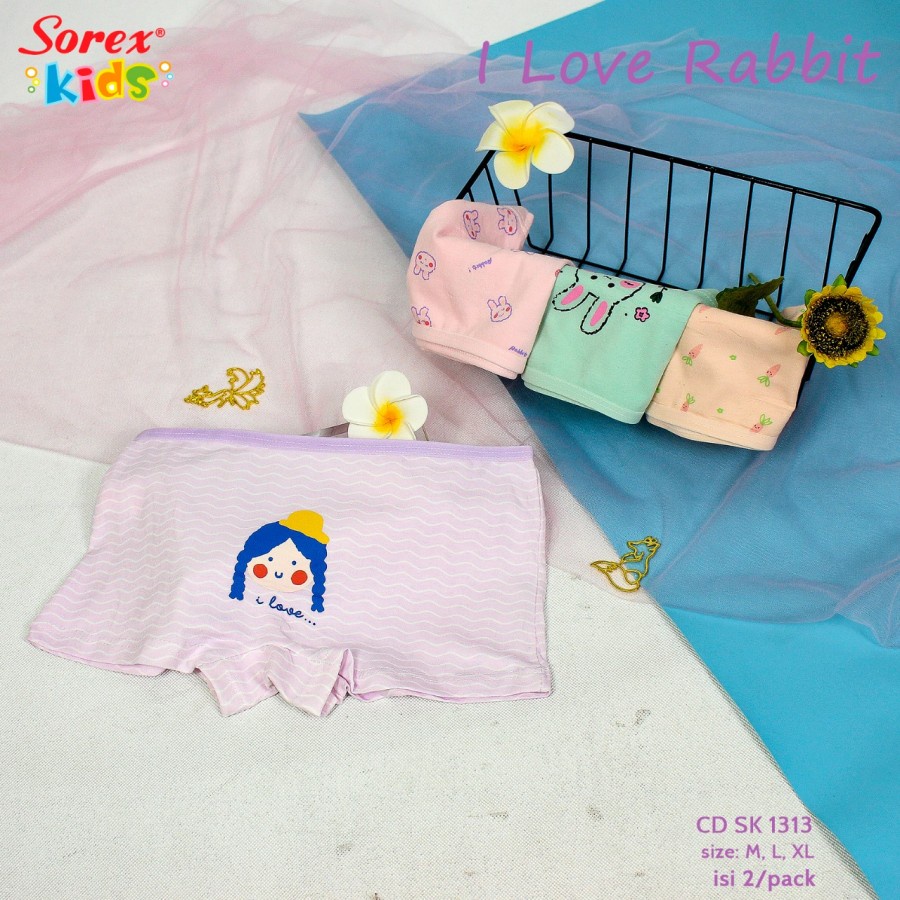 Sorex Kids Celana Dalam Anak Perempuan Boxer CD SK 1313