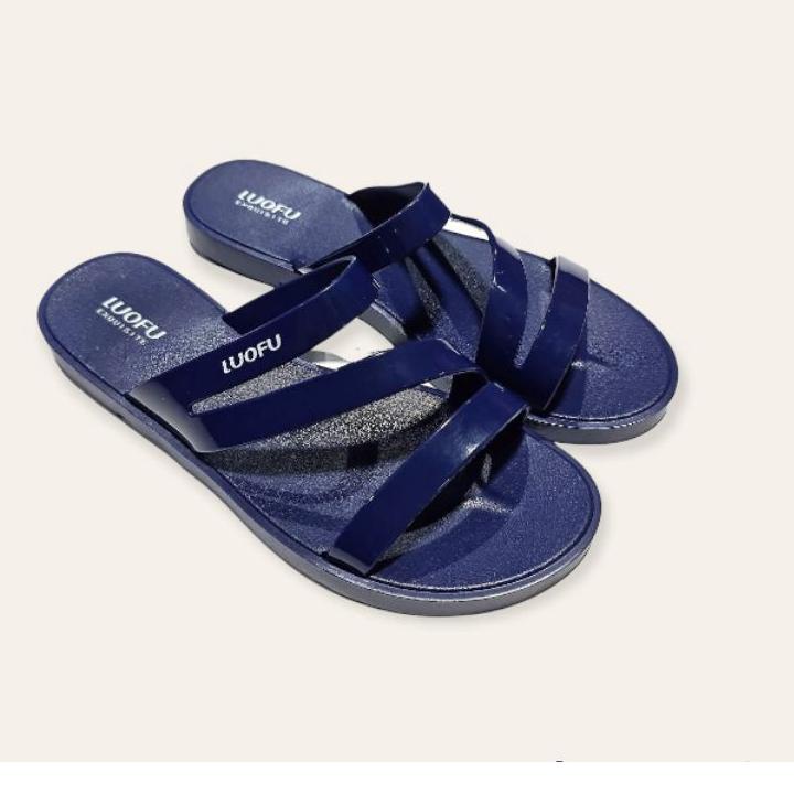 [PROMO VGG67] sandal karet jelly wanita loufu sandal wanita karet trendy Grosir