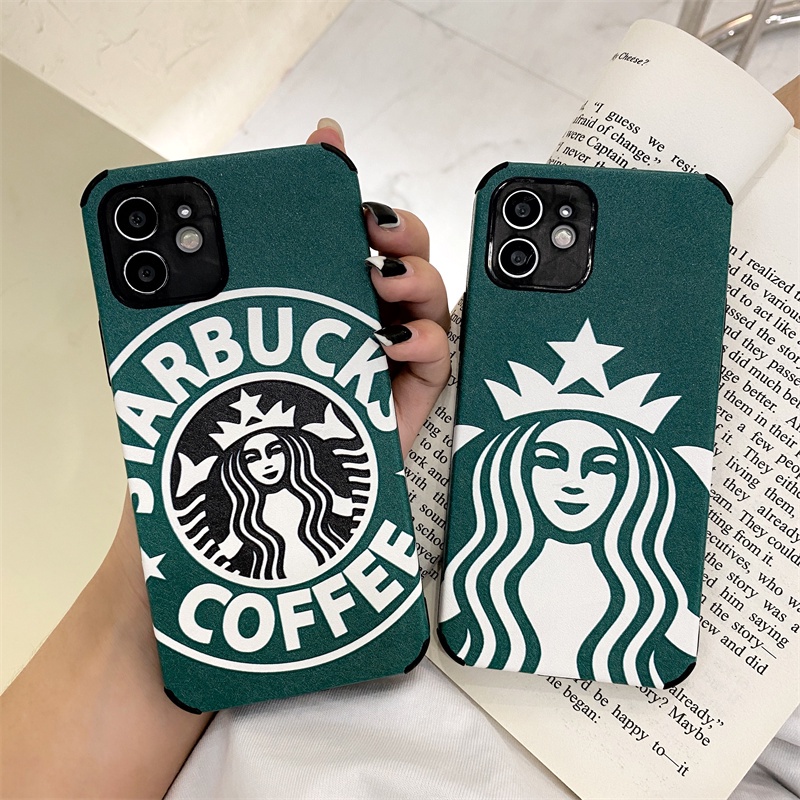 Coffee logo All-inclusive anti-drop phone case for iPhone 12 11 Pro Max SE 7 8 Plus XR XSMAX