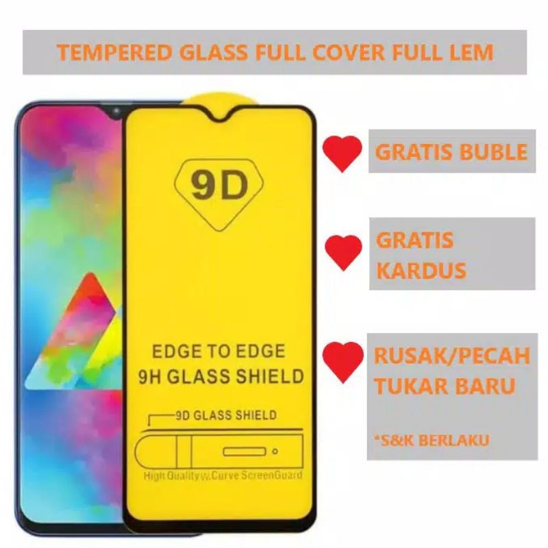 TEMPERED GLASS SAMSUNG A12.A02.A02S.M02.A21s. FULL COVER