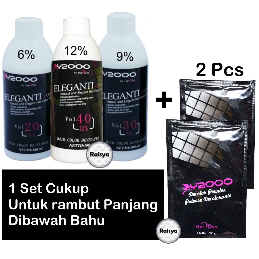 Y2000 Eleganti Hair Color Developer / Y2000 Bleaching Set / Y2000 Peroxide