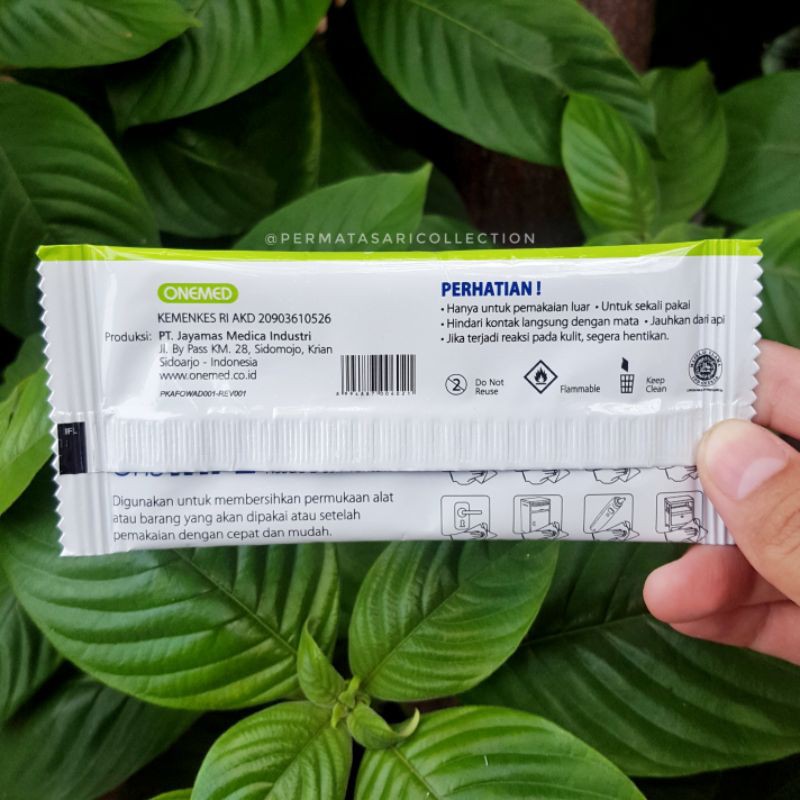 Tissue Desinfektan One Wipe Onemed Hand Surface Desinfectan Medical Satuan