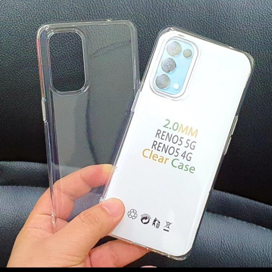 CASE OPPO RENO 5 - SOFTCASE CLEAR HD PREMIUM OPPO RENO 5 4G RENO 5 5G RENO 5F -  BC