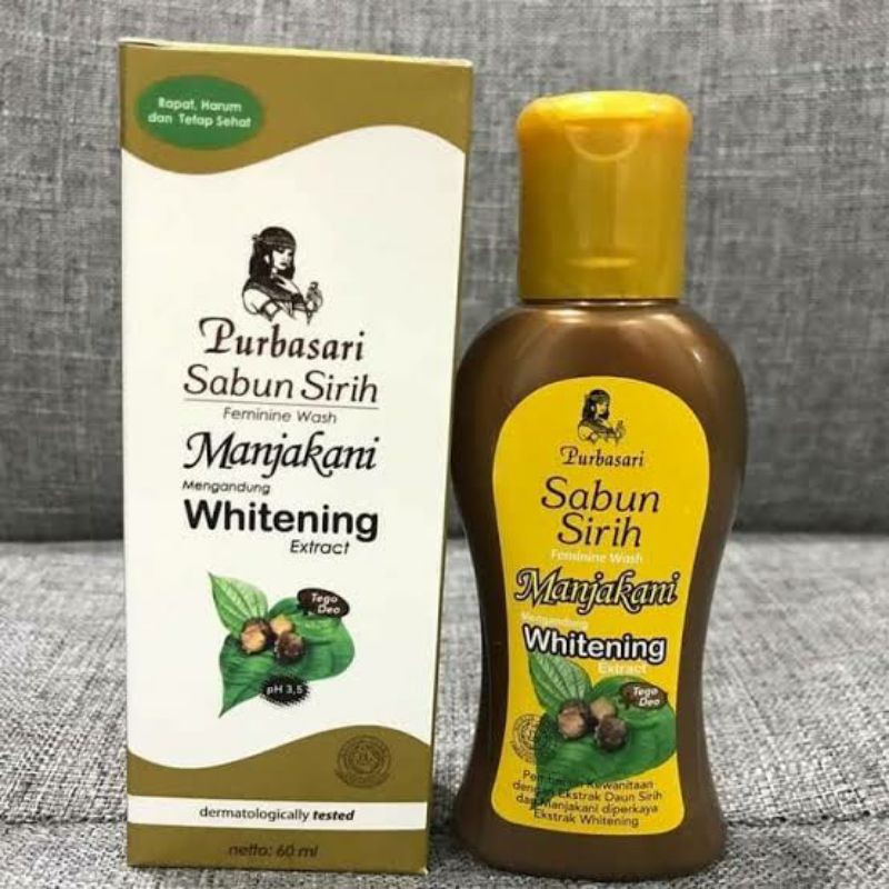 PURBASARI SABUN SIRIH MANJAKANI WHITENING - 60ml