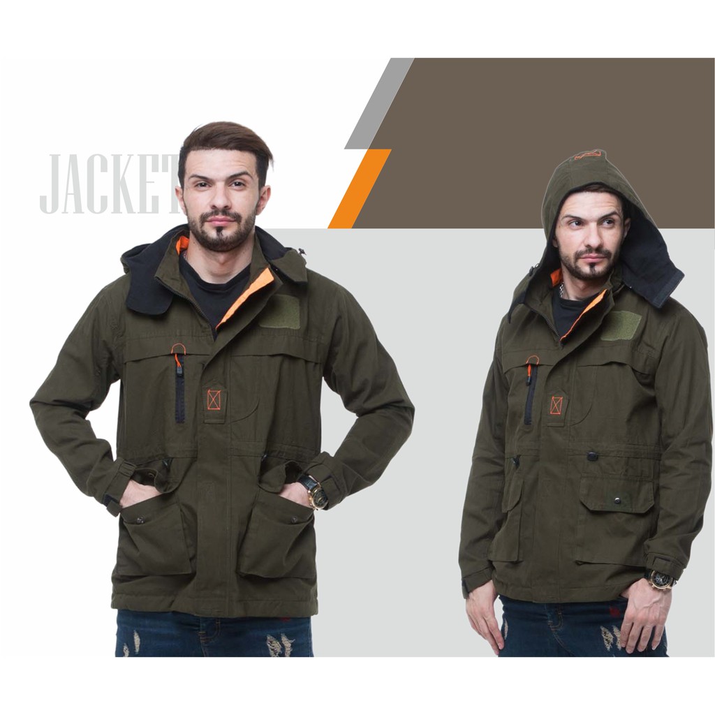 Jaket Parka Jeep Warna Hijau Bahan Original Terbaru sangat nyaman dipakai