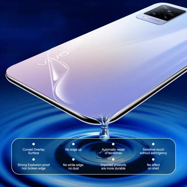 VIVO V23 5G V21 4G / V21 5G CLEAR BACK HYDROGEL ANTI GORES BELAKANG