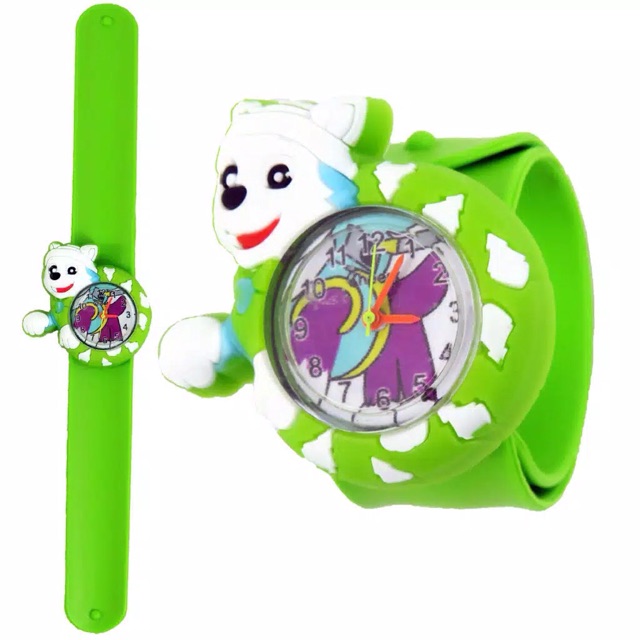 Jam tangan paw patrol - jam tangan rocky - slap watch - jam tangan ana-import murah-jam tepuk