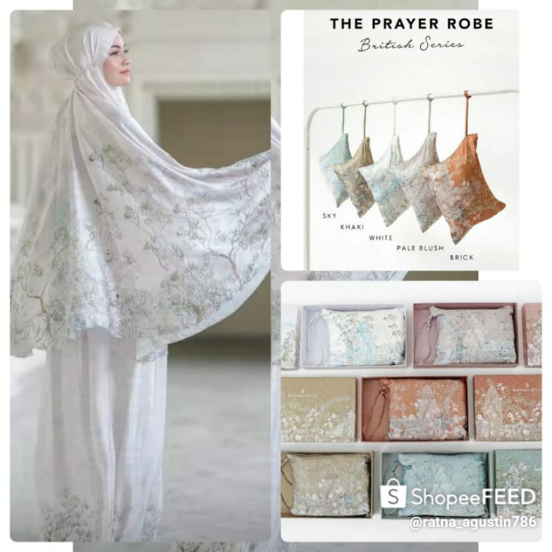 NEW Prayer Robe British Series in White by Buttonscarves