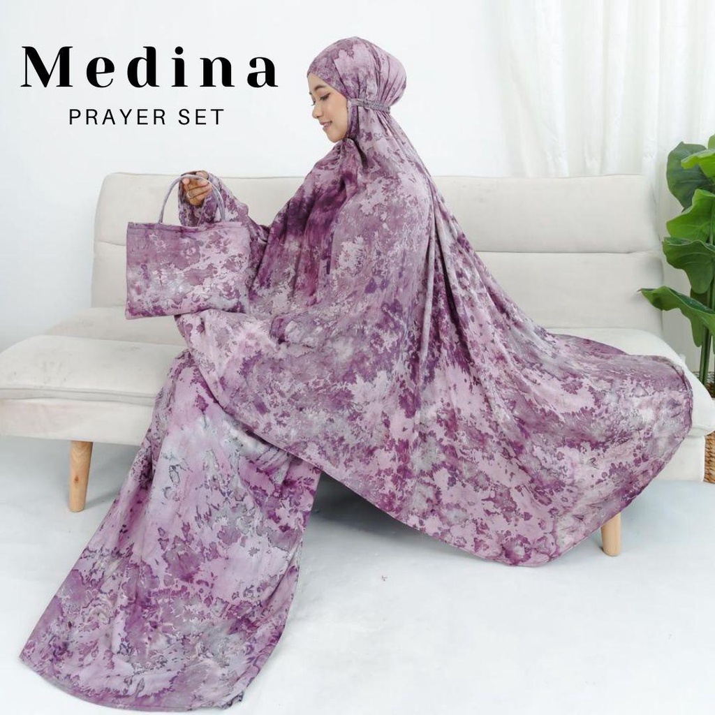 Mukena MEDINA Prayer set/Mukena rayon wanita dewasa