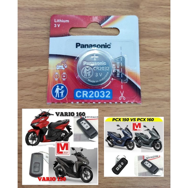 Jual Baterai Remot Motor Vario 150 160 Scoopy 2021 PCX ADV AEROX LEXI