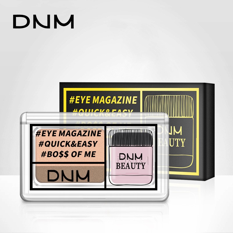 DNM TWO TONE GARDIENT EYESHADOW MATTE WATERPROOF EYESHADOW DUA WARNA