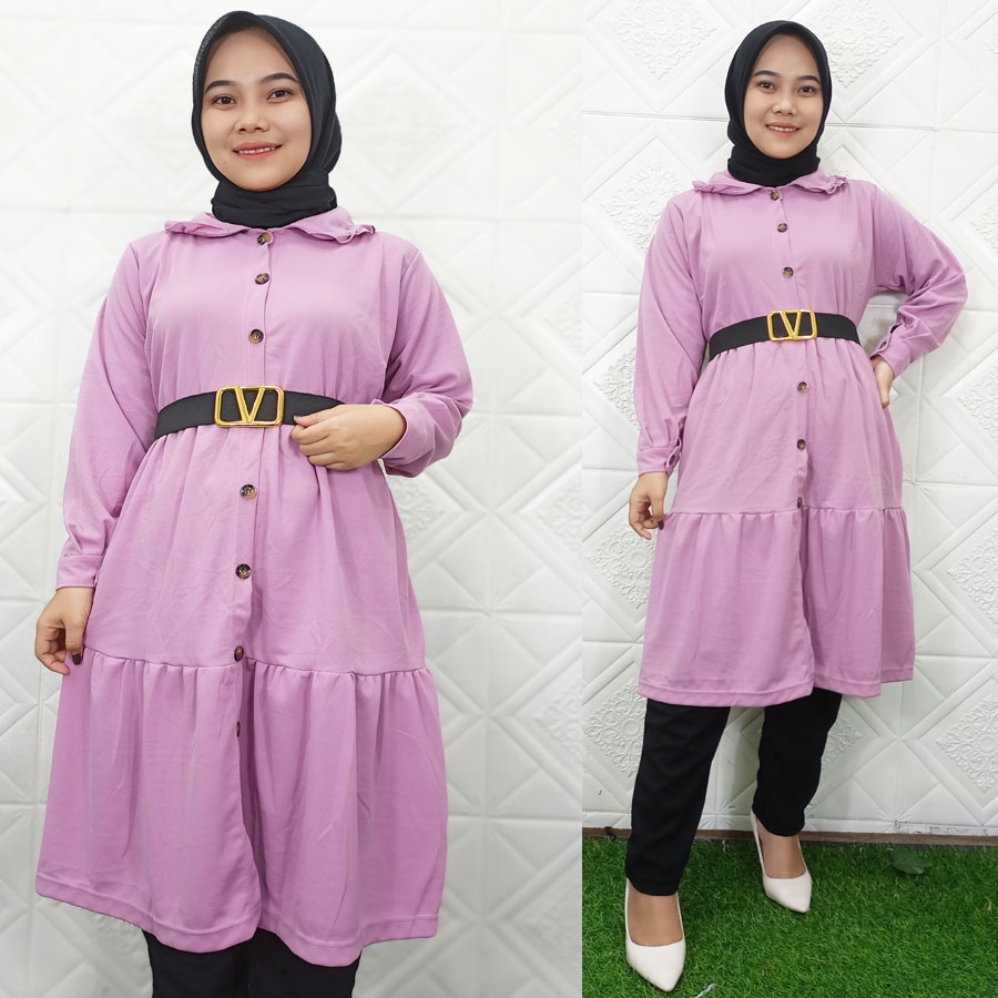 SETELAN ORIYA TUNIK FREE GESPER DAN CELANA HITAM SET GL FASHION