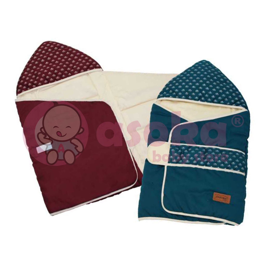 DIALOGUE Baby Blanket Selimut Bayi + Topi Emerald Series DGB3401 ASOKA