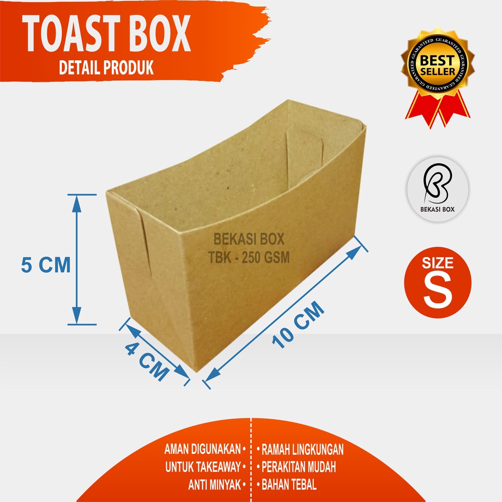 TOAST BOX S - KRAFT (COKLAT)