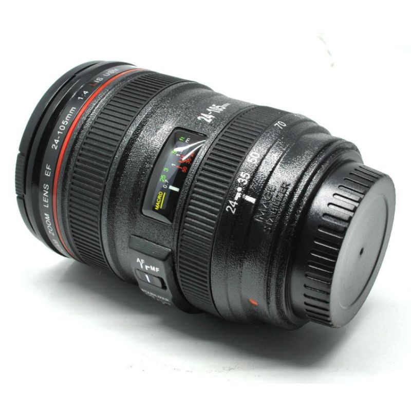 Gelas Minum Mug Bentuk Lensa Kamera EF 24-105mm 400ml Aksesoris Fotografer Profesional
