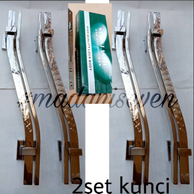 Handle Pintu Rumah set kunci Tarikan Pintu Rumah set kunci