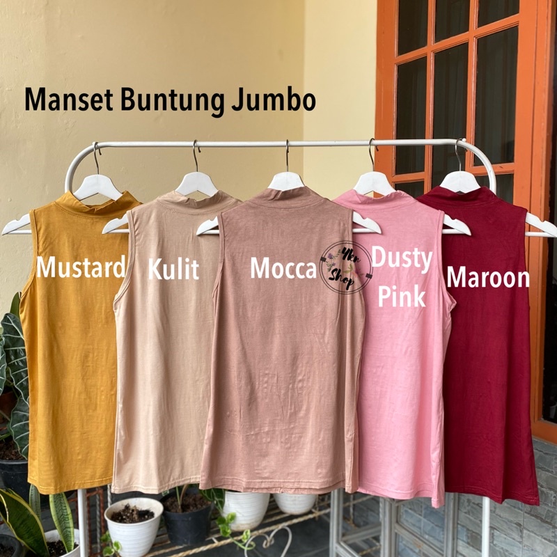 MANSET KAOS BUNTUNG Wanita SIZE JUMBO