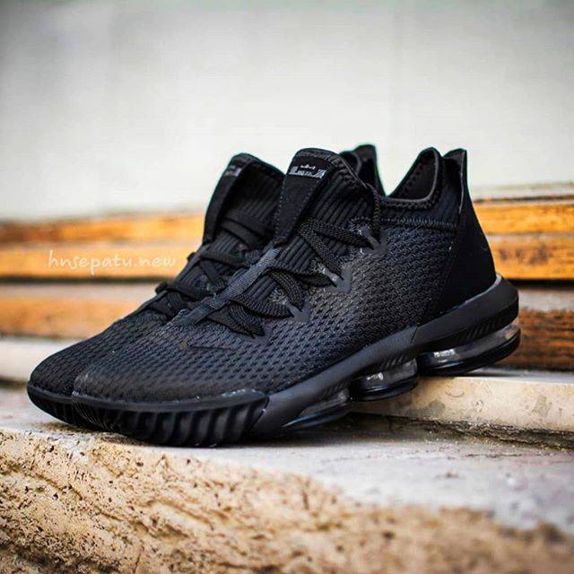 lebron 16 low triple black