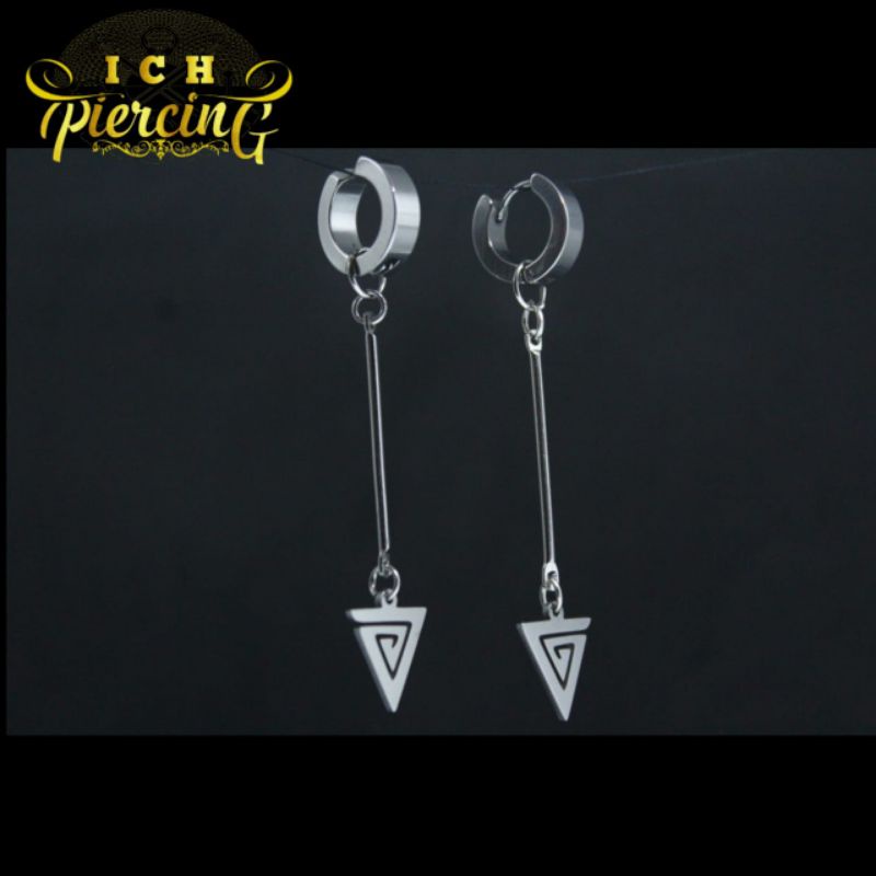 Anting Pria Korea / Anting BTS Model segitiga