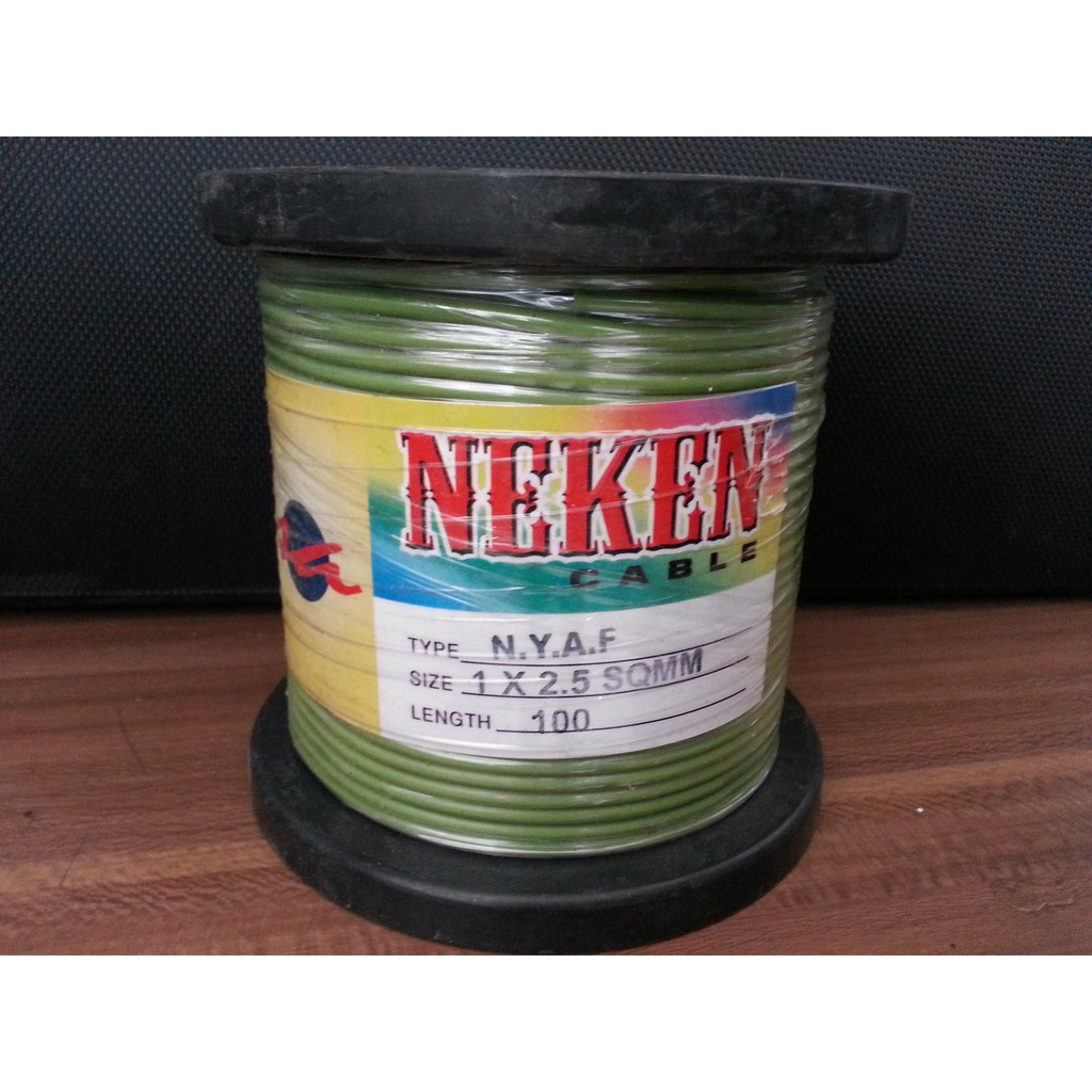 Kabel PER METER METERAN Serabut Banyak NYAF panjang 100 1x2.5 Neken