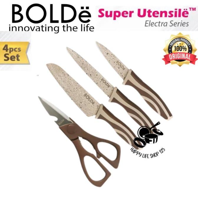 Bolde Electra Set Pisau + Gunting / Super Utensile Bolde
