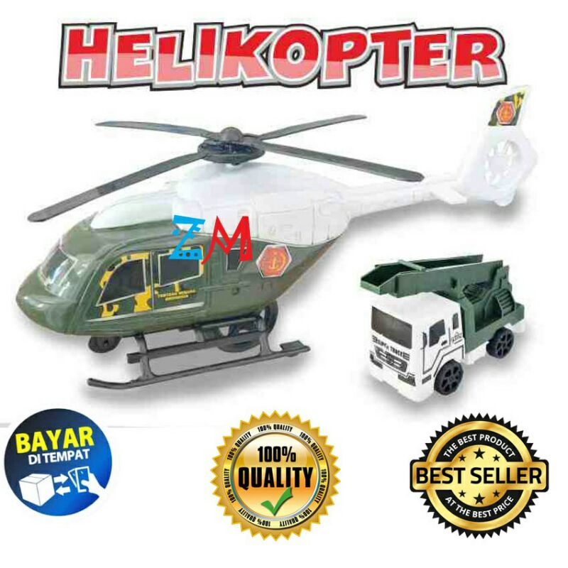 ( BISA COD ) Mainan Anak Helikopter MT 91 Plus Mobil Mobilan Truk