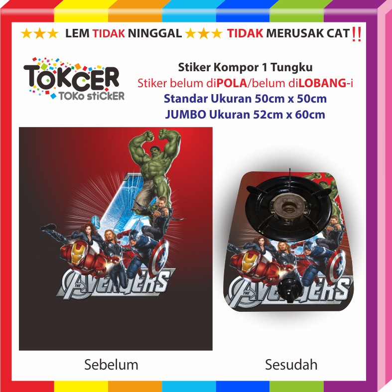 Stiker Kulkas AVENGERS