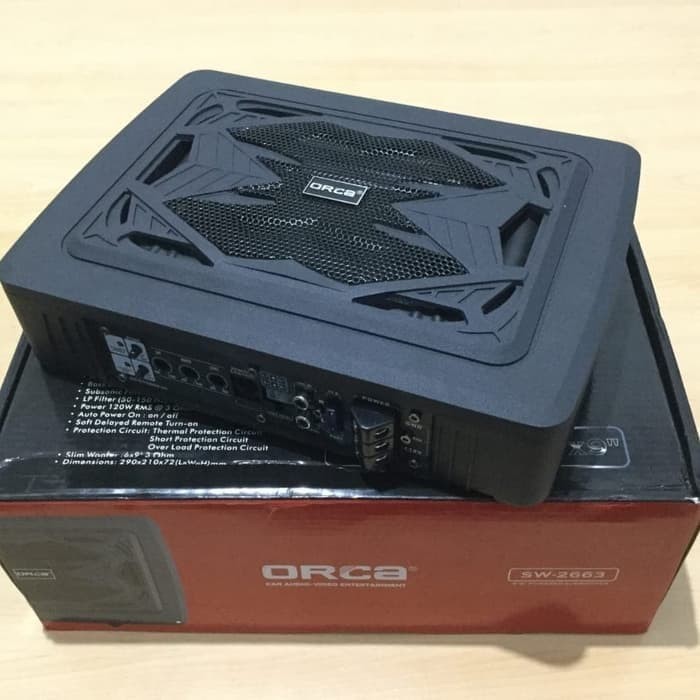 Subwoofer Kolong Orca SW 2663 / Sub Kolong Aktif Orca