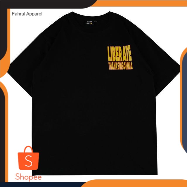 Smiley Thanksinsomnia Tshirt Liberate Black