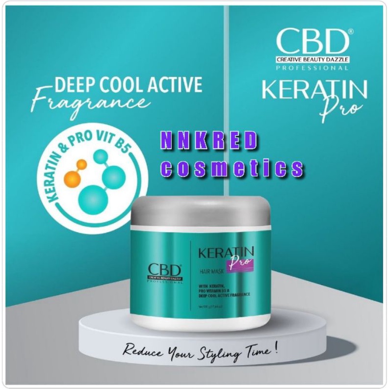 CBD keratin hair mask