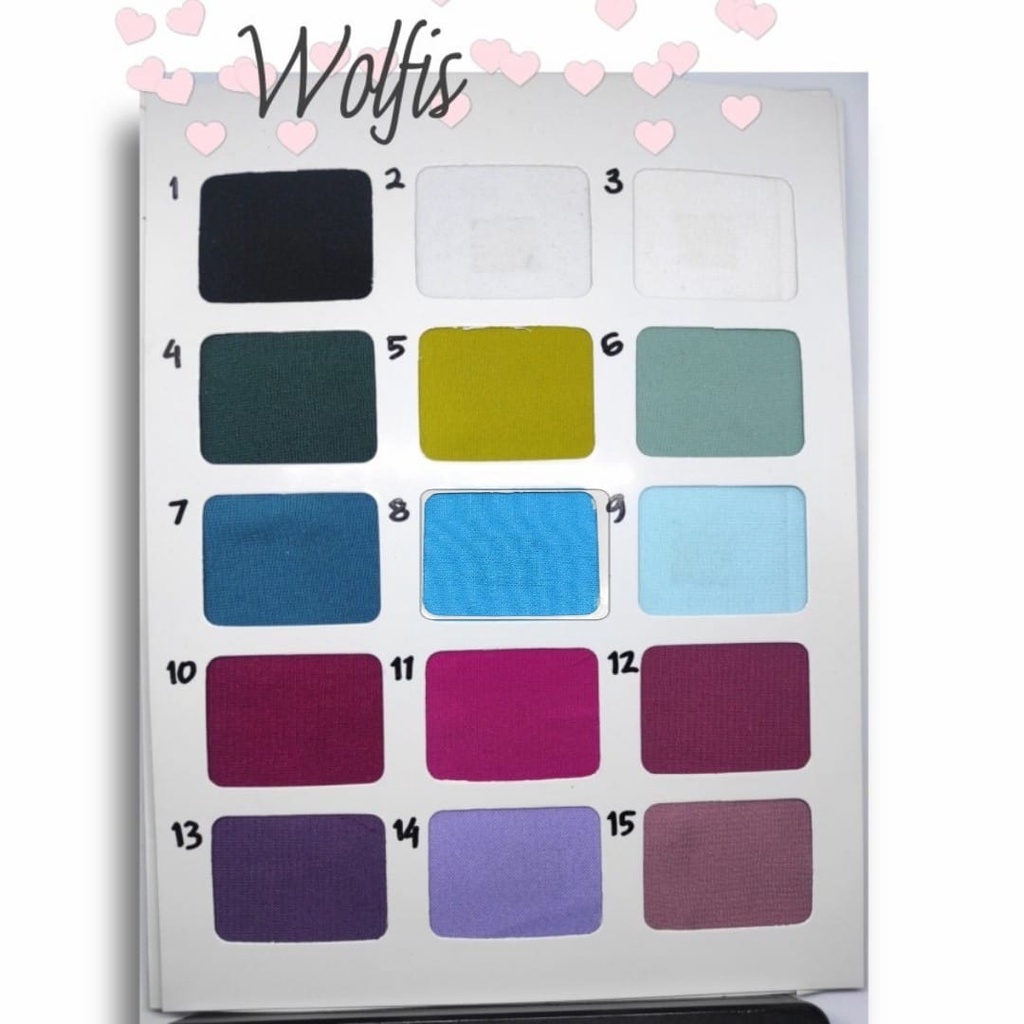 Kain Wolfis Wolvis Wollpeach Grade A Harga per 0,5m