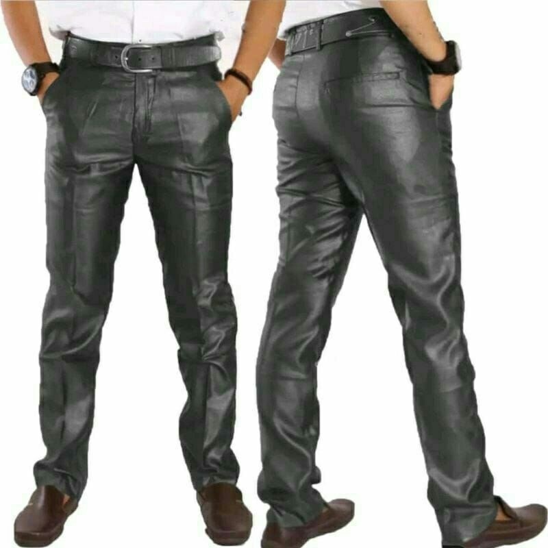 Celana kantor pria Celana Kantor Slimfit Celana Metalik Jumbo ( 38 - 44 )