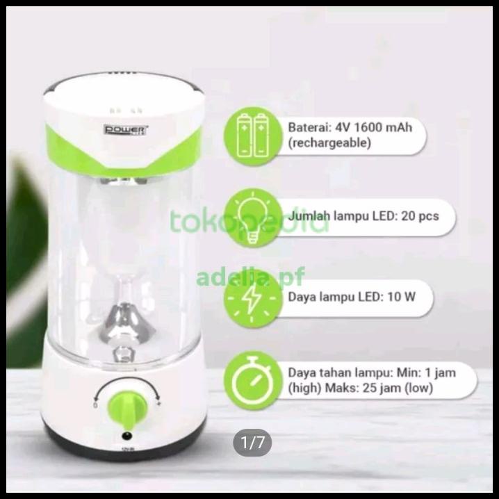 Lampu Darurat Lentera Krisbow Powerlite Emergency Lamp Led 10 Watt