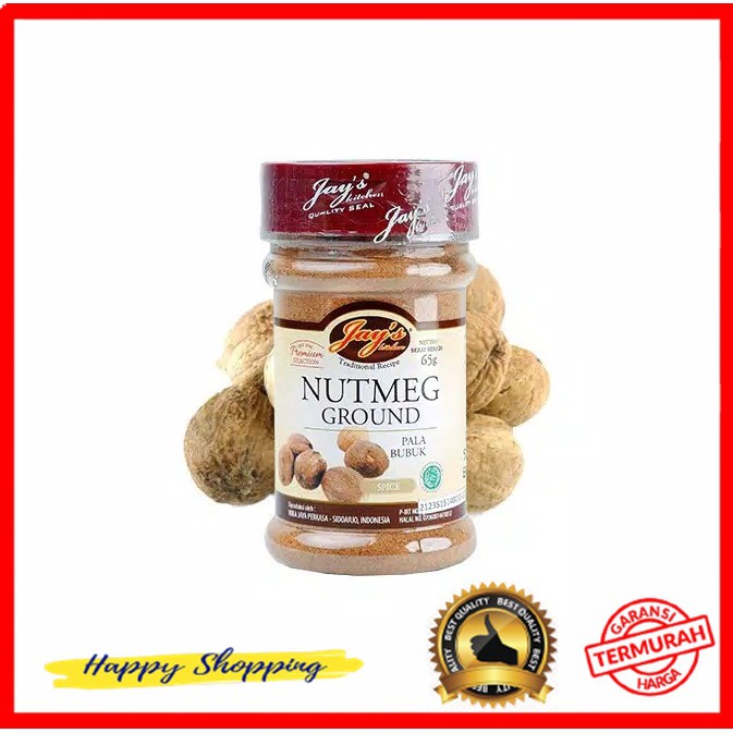 

Jay's Nutmeg Ground/Pala Bubuk 65gr