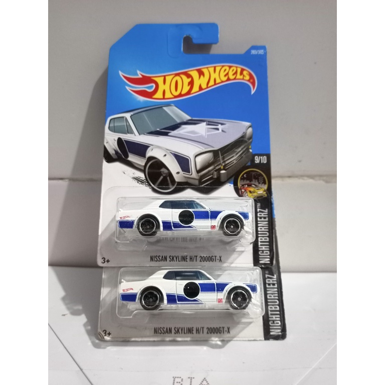 HOTWHEELS NISSAN SKYLINE HT 2000 GTX PUTIH