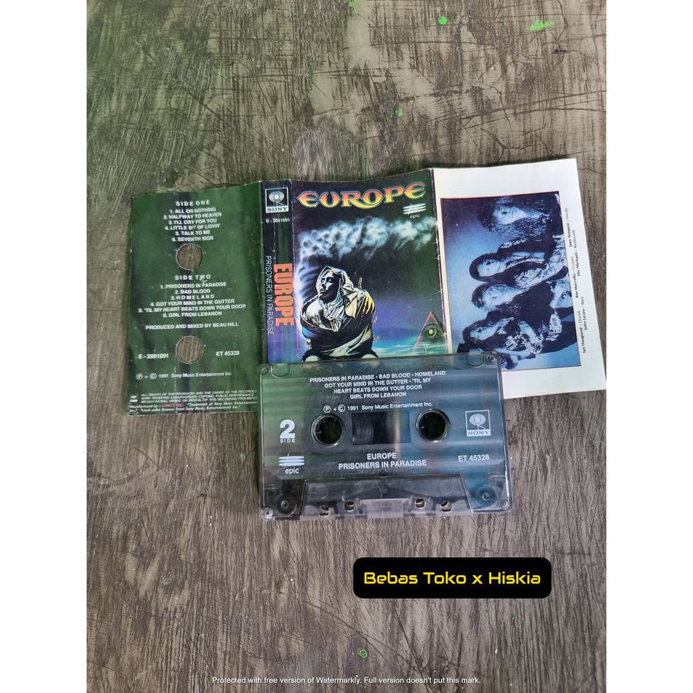 Kaset Pita Europe Prisoners In Paradise