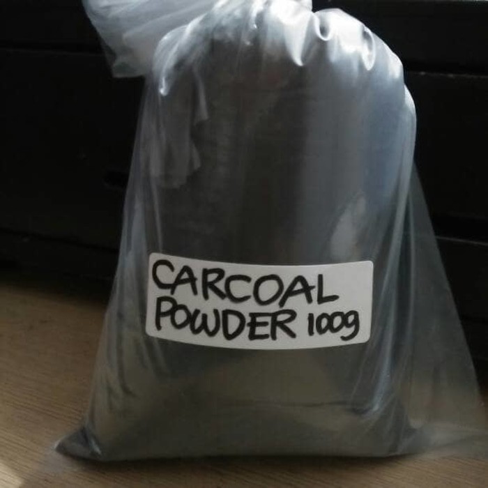 

ARANG AKTIV/CHARCOAL POWDER/BUBUK PEWARNA HITAM ASAL ARANG 100GR