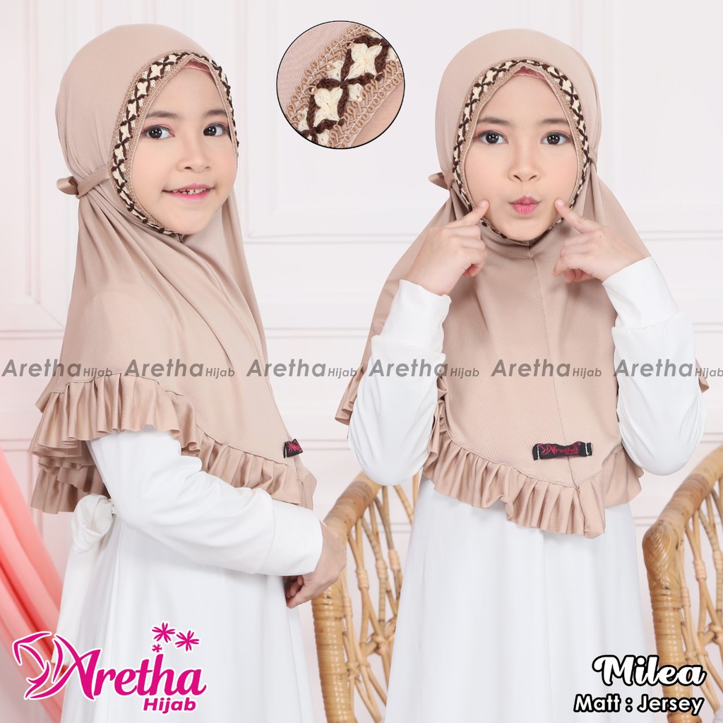 HIJAB ANAK INSTANT MILEA ANAK ORI ARETHA