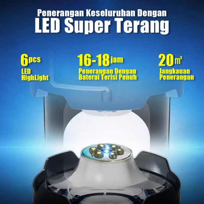 Senter Camping / Senter Camping Tahan Lama / Senter Camping Led Super Terang / Senter Camping Waterproof / Senter Camping Outdoor / Lampu Camping / Lampu Camping Lentera