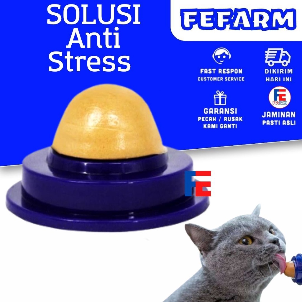 CATNIP PERMEN - CATNIP BALL BOLA PERMEN UNTUK KESEHATAN KUCING FEFARM