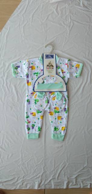 Baju Jumper Bayi Anak Topi &amp; Sepatu Tangan Pendek