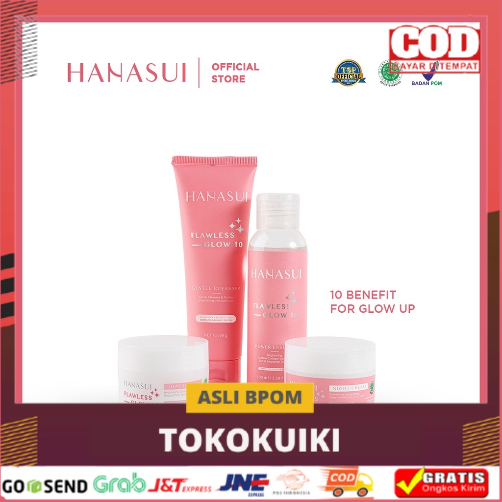 Paket Glow Hanasui Flawless Glow 10