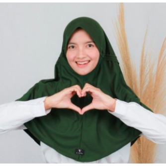 JILBAB SEKOLAH VILORA LOVE❤ / hijab instan kerudung BRAND VILORA LOVE sekolah