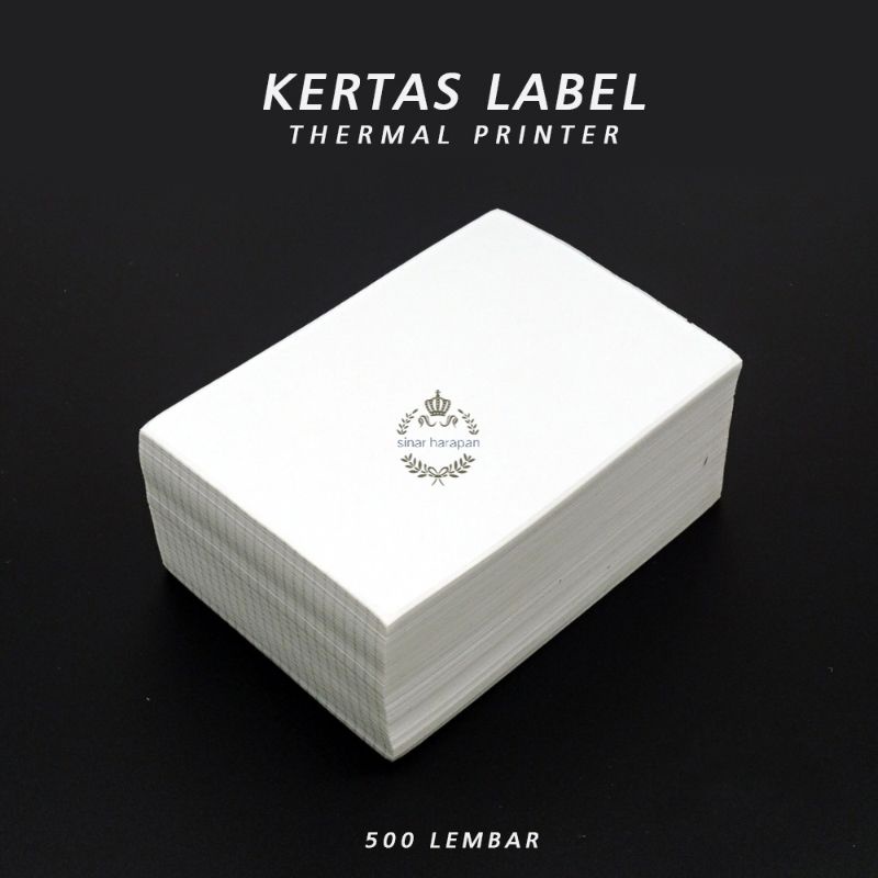 Kertas Label Sticker Barcode 100x150mm Thermal isi 500pcs 100x150mm  label Murah