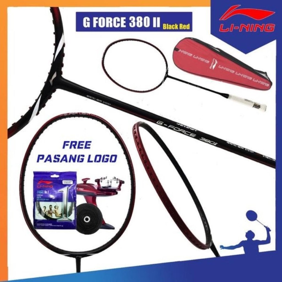 PAKET LINING G FORCE 360 II 380 II 390 II RAKET BADMINTON ORIGINAL