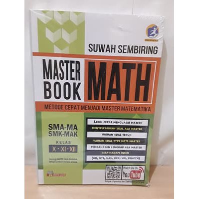 Buku Soal Matematika Master Book Of Math Sma Ma Smk Ma Shopee