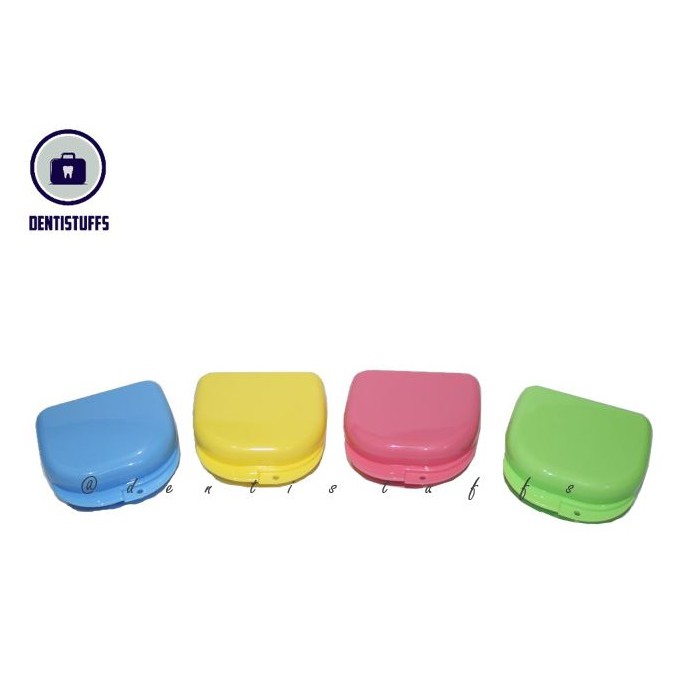Retainer Box Dentistuffs | Tempat Retainer Kawat Gigi Kotak Gigi Palsu