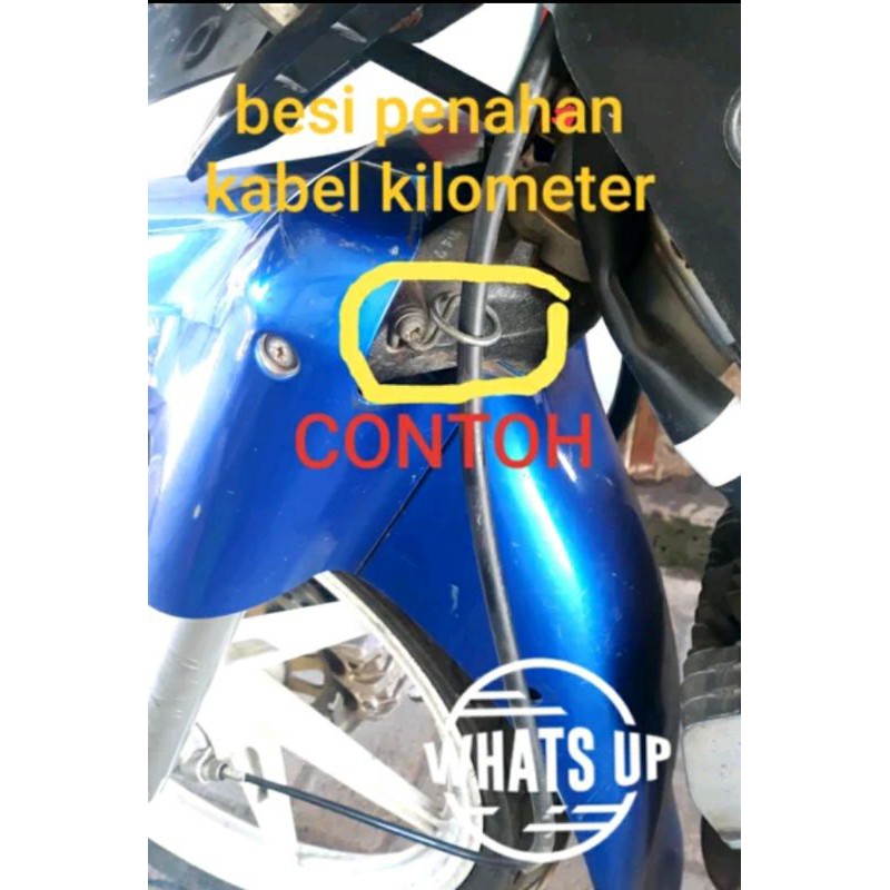 breket kabel speedometer satria hiu lumba 2 tak set baut