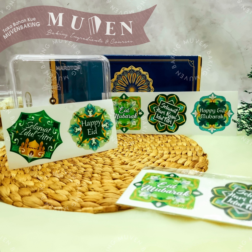 

STICKER IDUL FITRI BOX / STIKER LEBARAN DUS LABEL EID MUBARAK